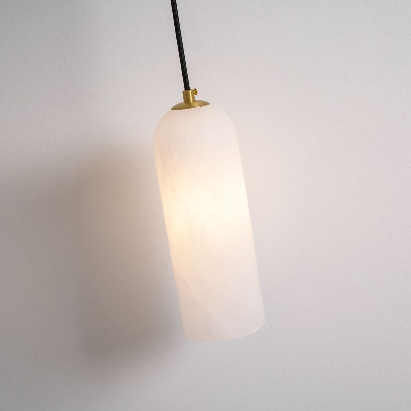 Monty Alabaster Wall Lamp - Adjustable Arm, Soft Warm Glow