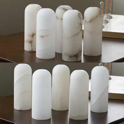 Monty Alabaster Wall Lamp - Adjustable Arm, Soft Warm Glow