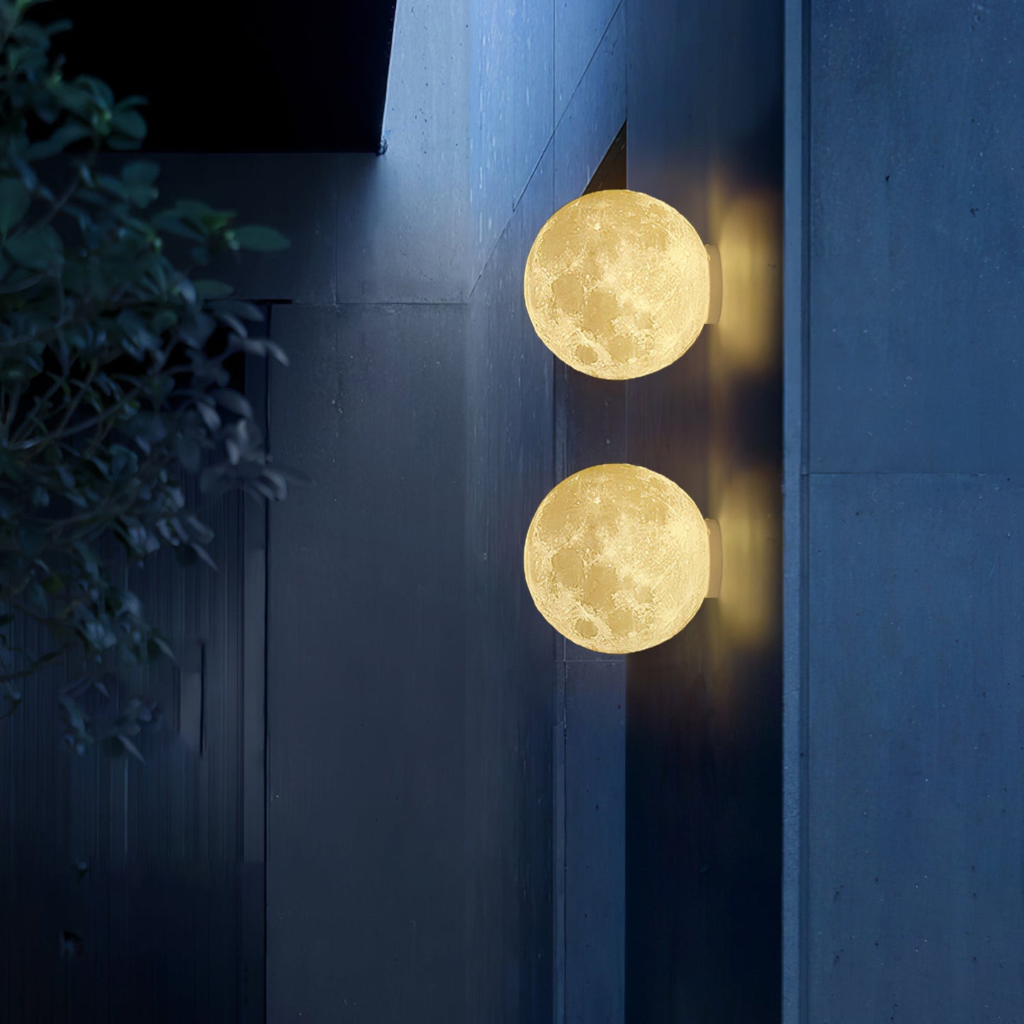 3D Moon Wall Lamp - Adjustable Brightness & Remote Control