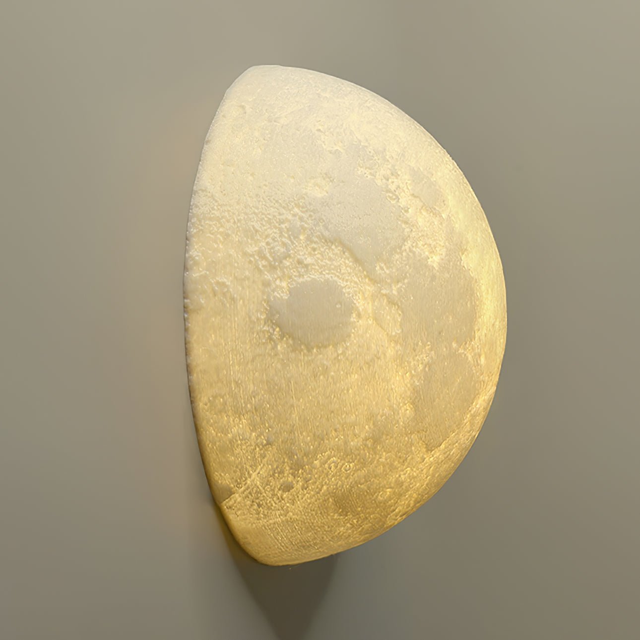 3D Moon Wall Lamp - Adjustable Brightness & Remote Control