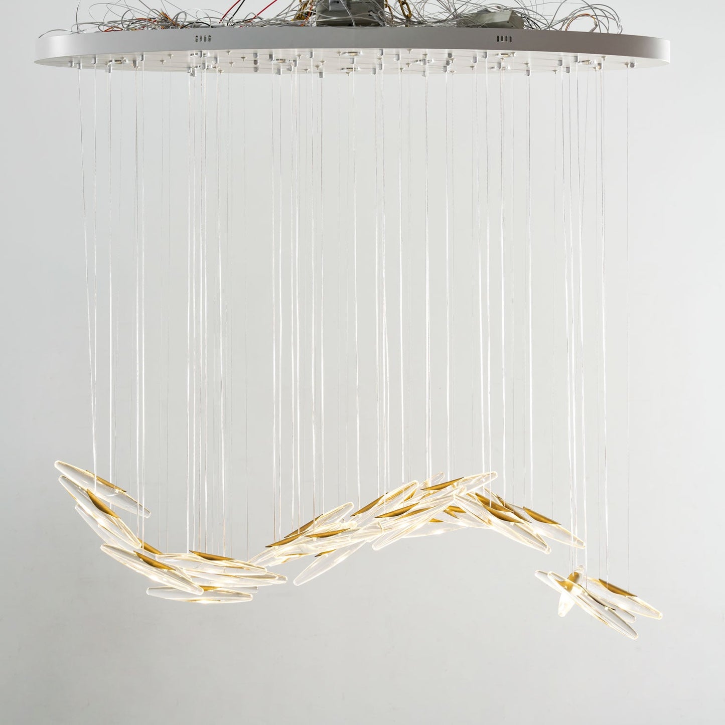 Elegant Moonlight Whispers Chandelier with Adjustable Brightness & Cry