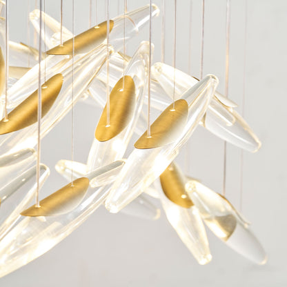 Elegant Moonlight Whispers Chandelier with Adjustable Brightness & Cry