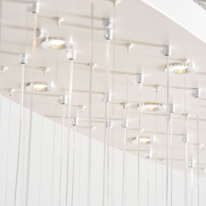 Elegant Moonlight Whispers Chandelier with Adjustable Brightness & Cry