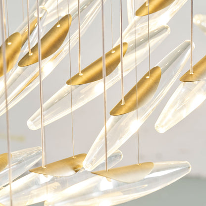 Elegant Moonlight Whispers Chandelier with Adjustable Brightness & Cry