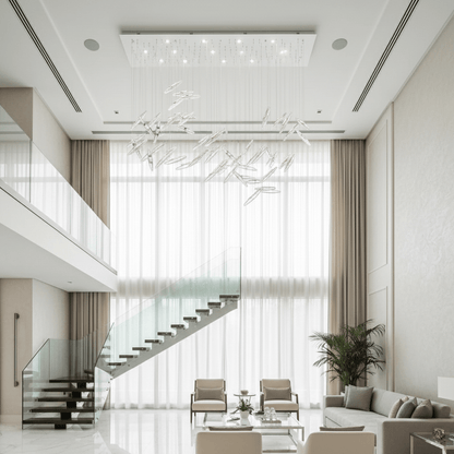 Elegant Moonlight Whispers Chandelier with Adjustable Brightness & Cry