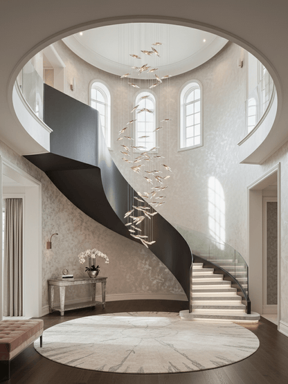Elegant Moonlight Whispers Chandelier with Adjustable Brightness & Cry