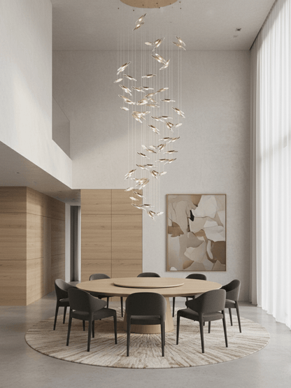 Elegant Moonlight Whispers Chandelier with Adjustable Brightness & Cry