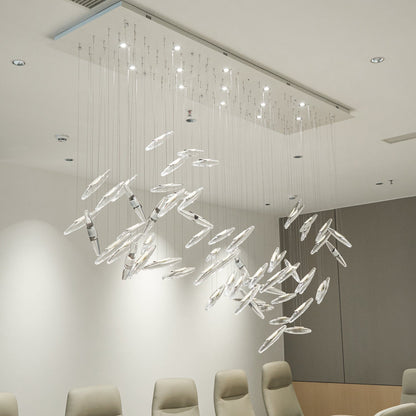 Elegant Moonlight Whispers Chandelier with Adjustable Brightness & Cry