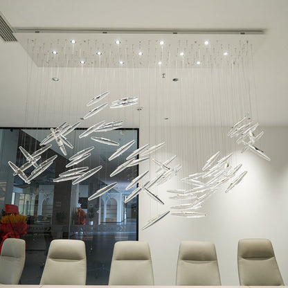 Elegant Moonlight Whispers Chandelier with Adjustable Brightness & Cry