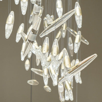 Elegant Moonlight Whispers Chandelier with Adjustable Brightness & Cry