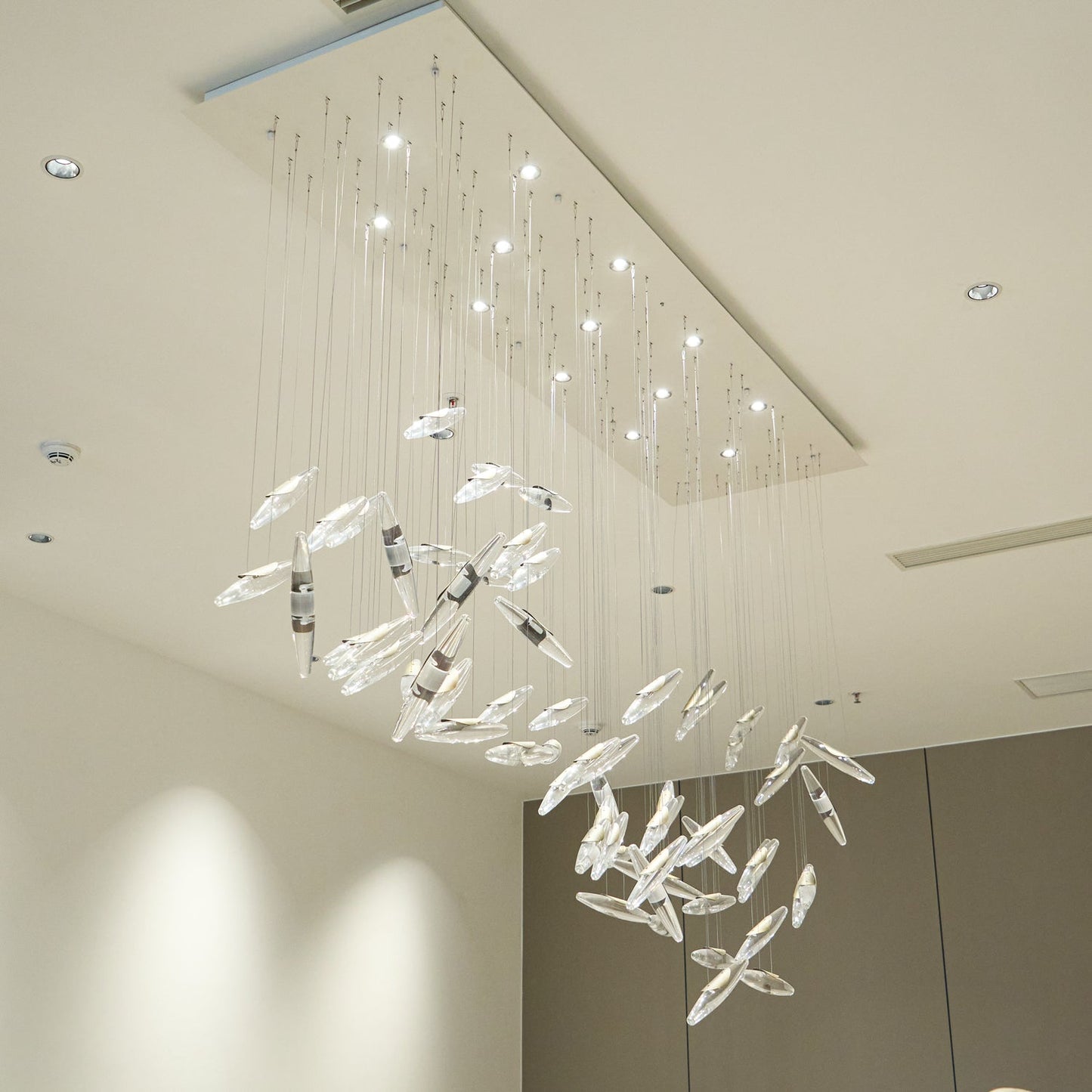 Elegant Moonlight Whispers Chandelier with Adjustable Brightness & Cry
