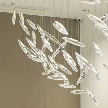 Elegant Moonlight Whispers Chandelier with Adjustable Brightness & Cry