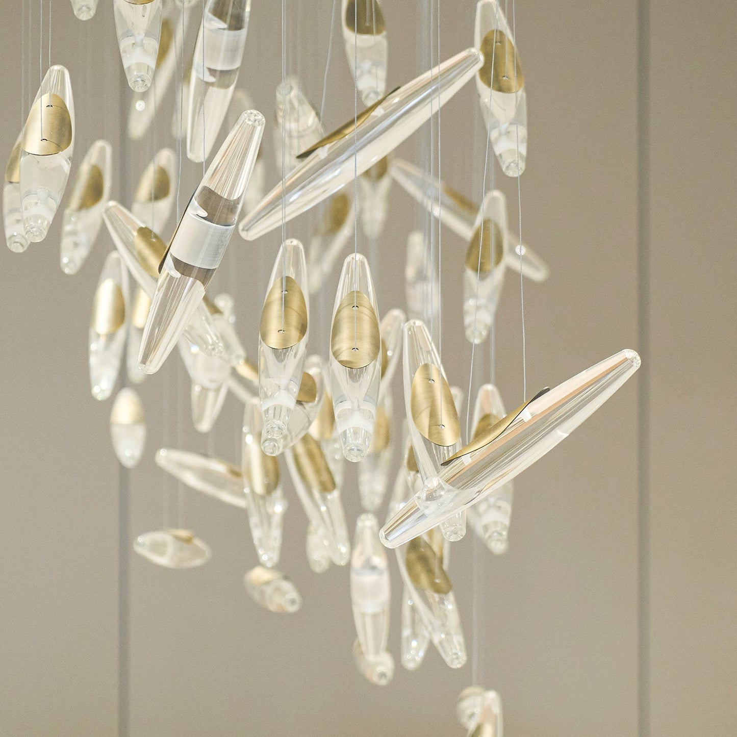 Elegant Moonlight Whispers Chandelier with Adjustable Brightness & Cry