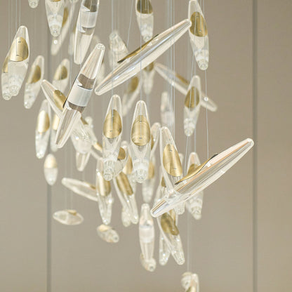 Elegant Moonlight Whispers Chandelier with Adjustable Brightness & Cry