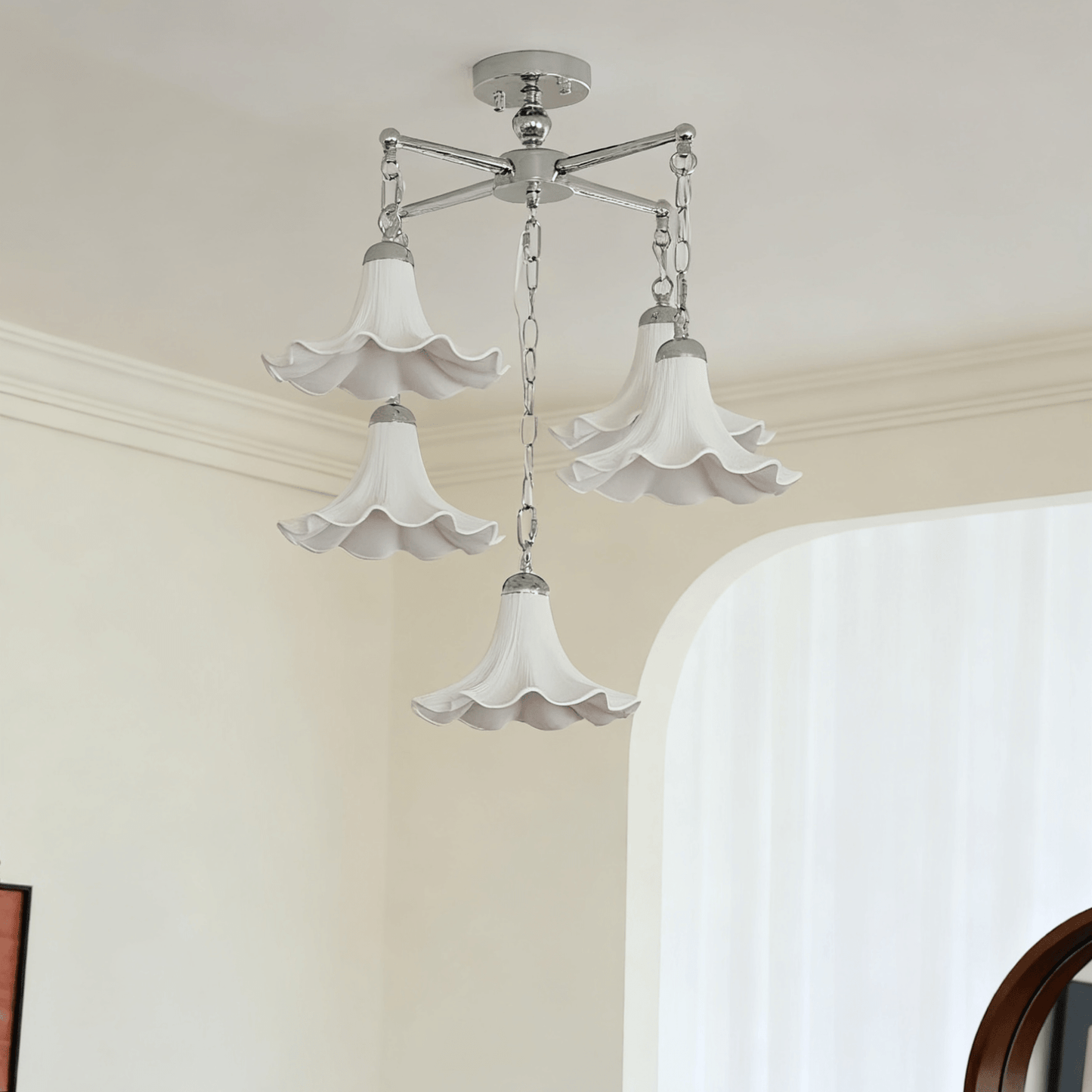 Mugena Bloom Chandelier - Elegant Design with Adjustable Brightness