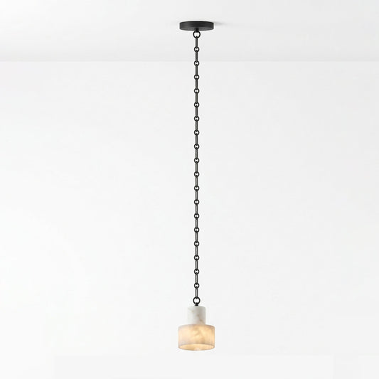 Multi-Tier Chain Drum Pendant Lamp - Adjustable Height, Modern Design