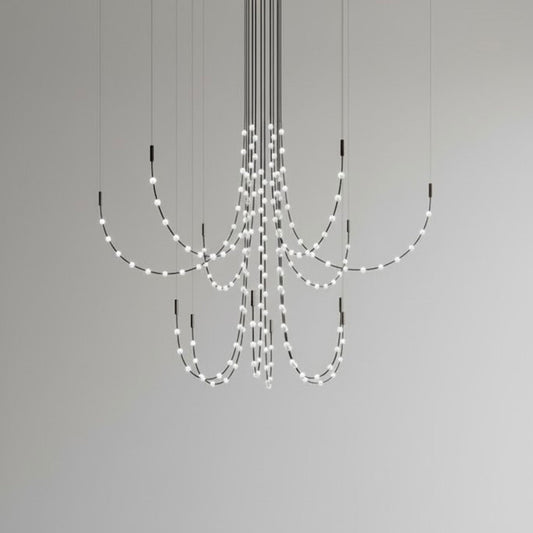 Multidot Chandelier - Modern Design with Adjustable Brightness and Ene