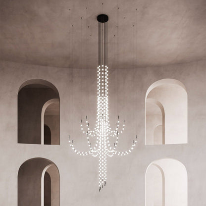 Multidot Chandelier - Modern Design with Adjustable Brightness and Ene