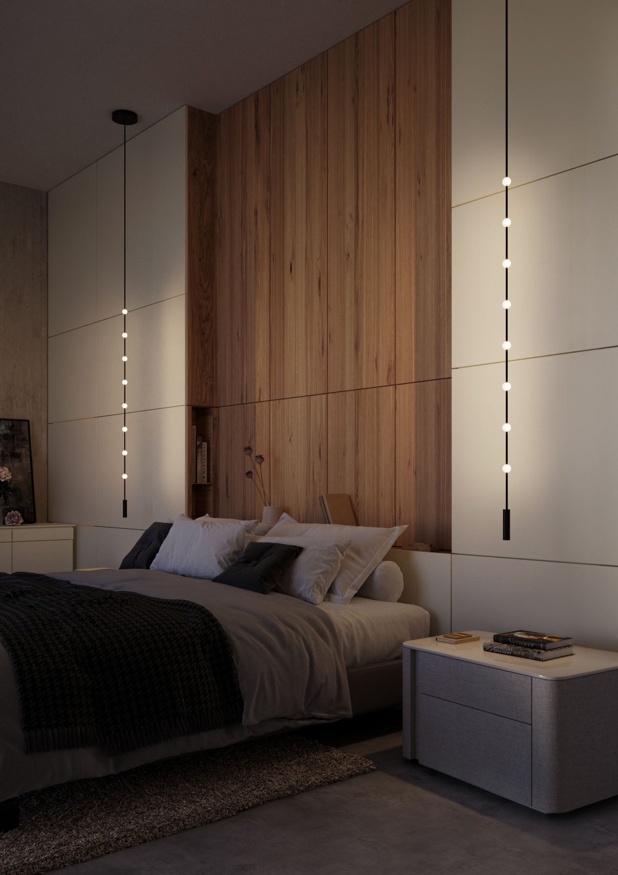 Multidot Chandelier - Modern Design with Adjustable Brightness and Ene
