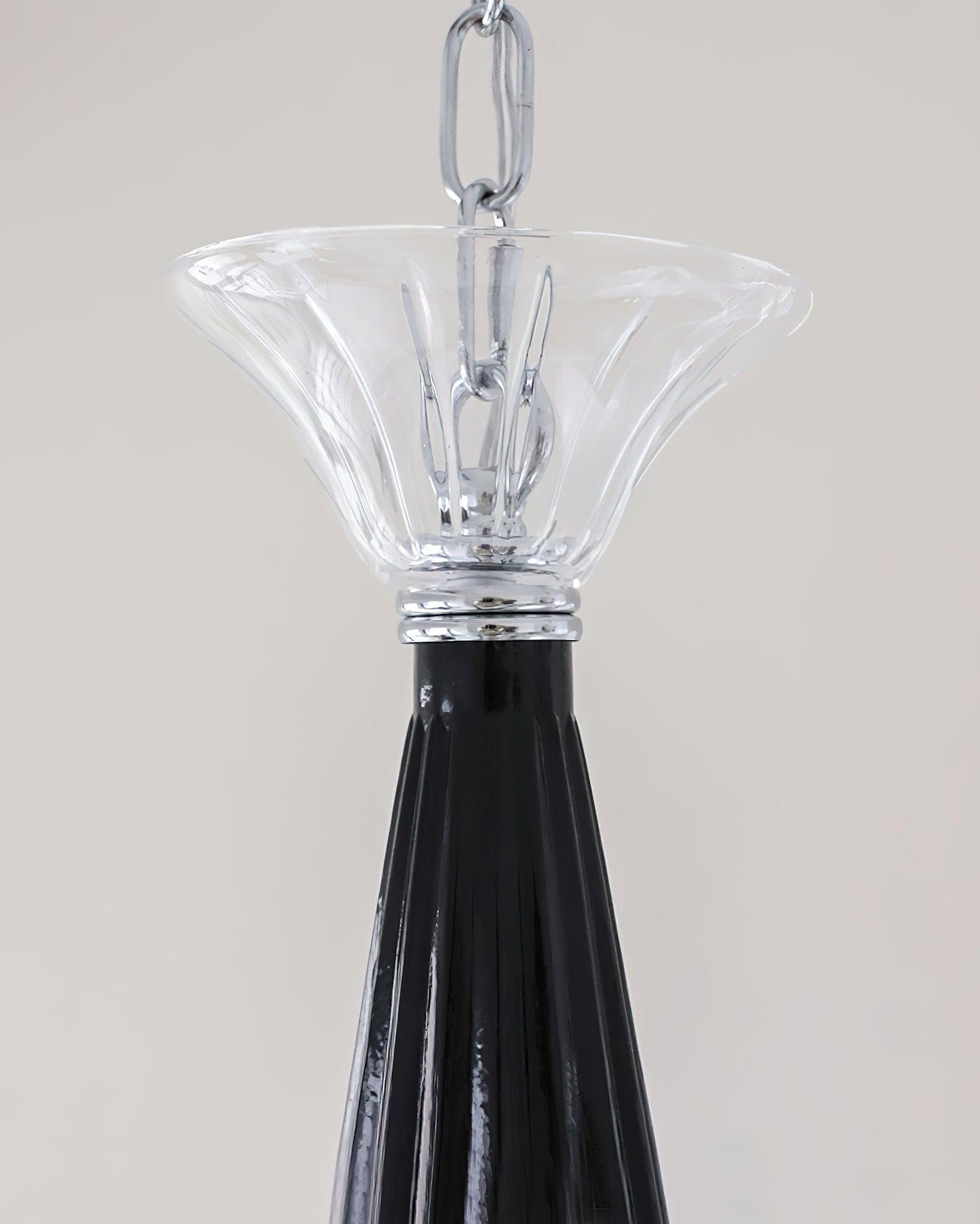 Elegant Black Candle Chandelier with Adjustable Arms and LED Compatibi