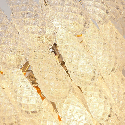 Elegant Glass Dewdrop Chandelier - Stunning Light Diffusion & Modern D