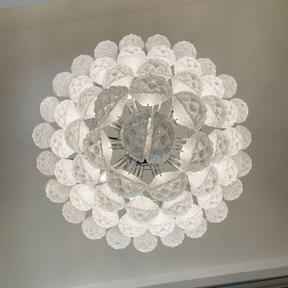Elegant Glass Dewdrop Chandelier - Stunning Light Diffusion & Modern D