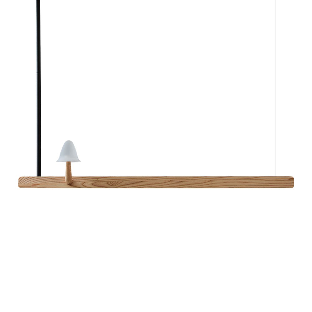Mushroom Beam Chandelier - Adjustable LED Lighting, Modern Design