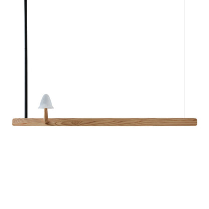 Mushroom Beam Chandelier - Adjustable LED Lighting, Modern Design