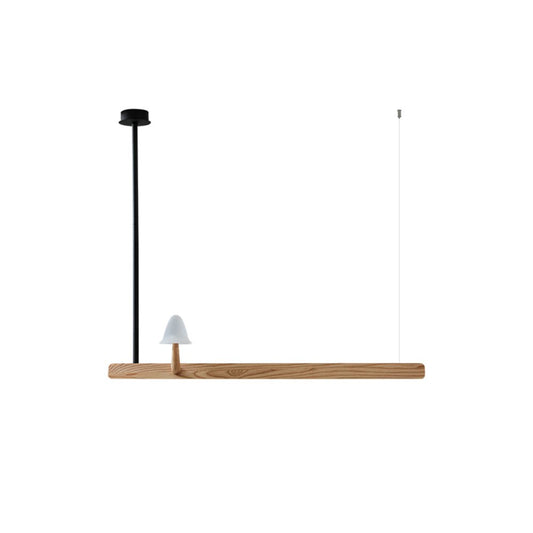 Mushroom Beam Chandelier - Adjustable LED Lighting, Modern Design