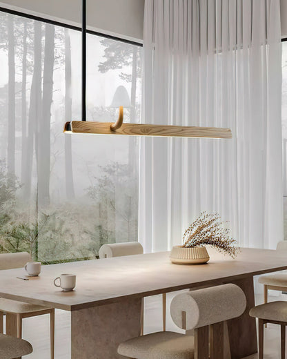 Mushroom Beam Chandelier - Adjustable LED Lighting, Modern Design