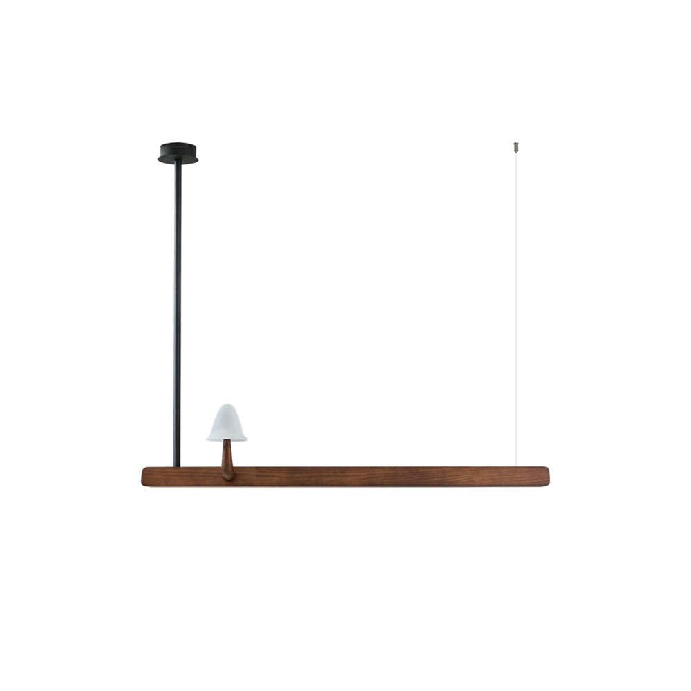 Mushroom Beam Chandelier - Adjustable LED Lighting, Modern Design