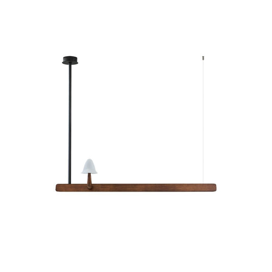 Mushroom Beam Chandelier - Adjustable LED Lighting, Modern Design