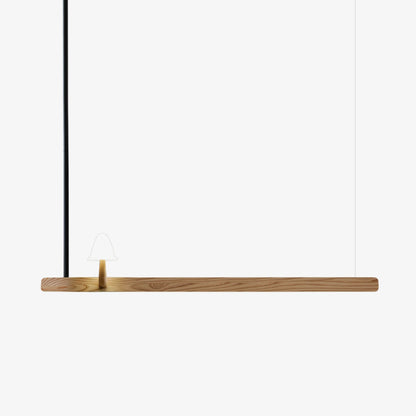 Mushroom Beam Chandelier - Adjustable LED Lighting, Modern Design