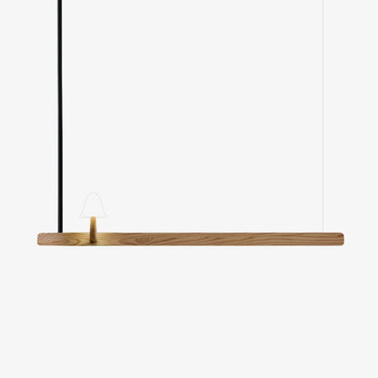 Mushroom Beam Chandelier - Adjustable LED Lighting, Modern Design