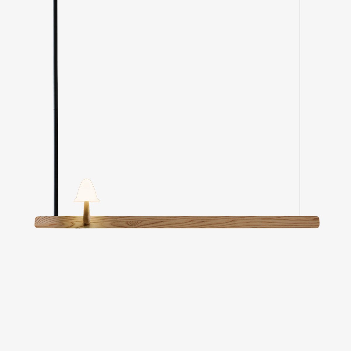 Mushroom Beam Chandelier - Adjustable LED Lighting, Modern Design