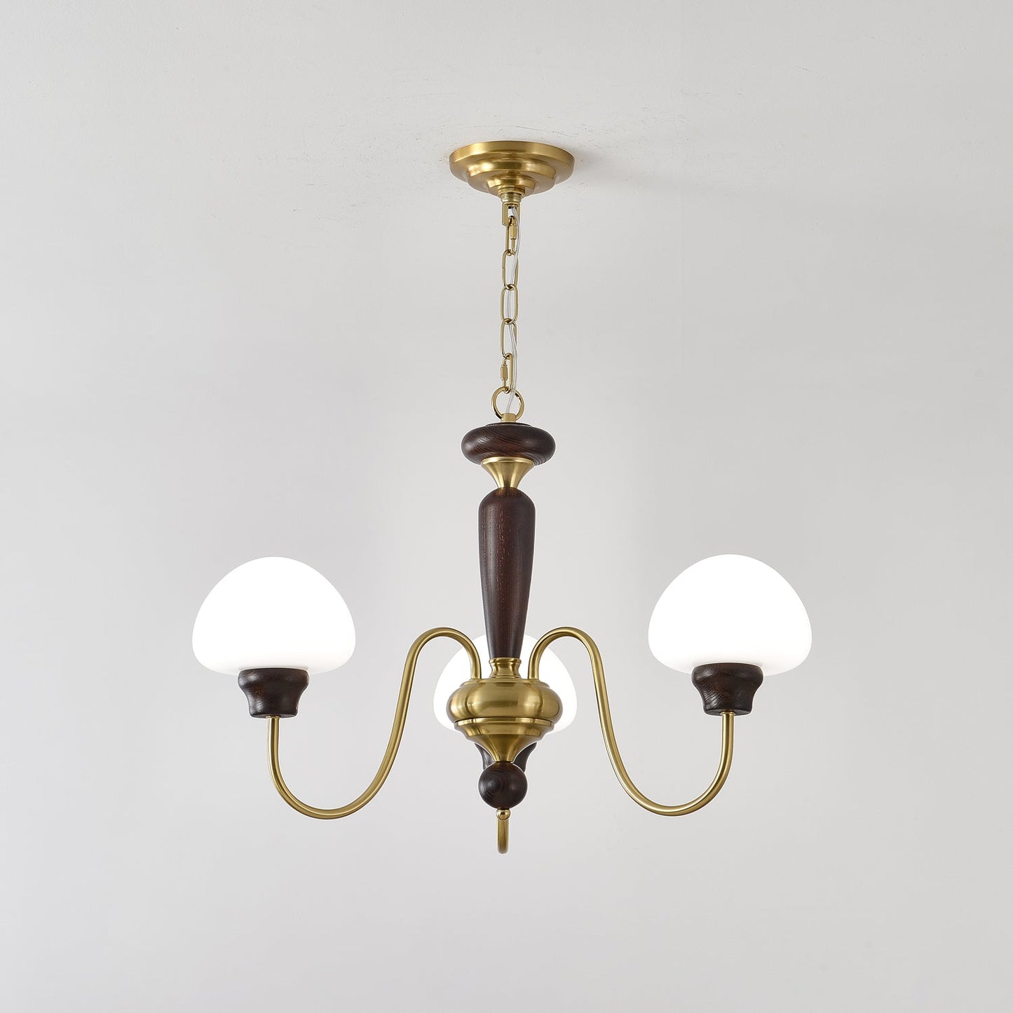 Mushroom Cap Chandelier - Elegant Design with Adjustable Height & LED