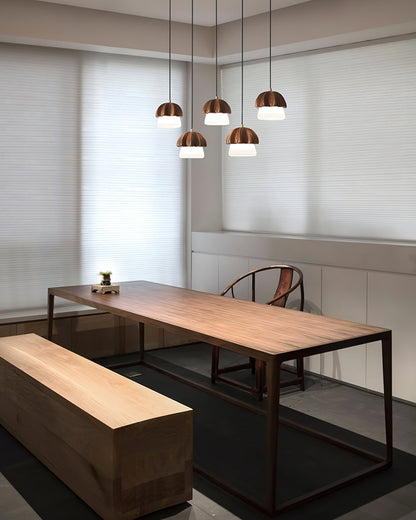 Elegant Mushroom Cluster Chandelier - Adjustable Height & Energy Effic