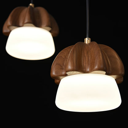 Elegant Mushroom Cluster Chandelier - Adjustable Height & Energy Effic