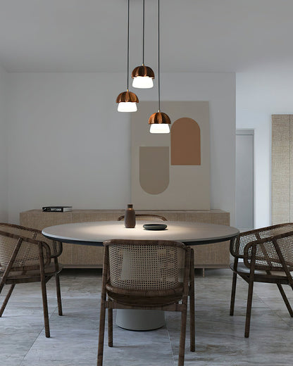 Elegant Mushroom Cluster Chandelier - Adjustable Height & Energy Effic