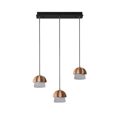 Elegant Mushroom Cluster Chandelier - Adjustable Height & Energy Effic