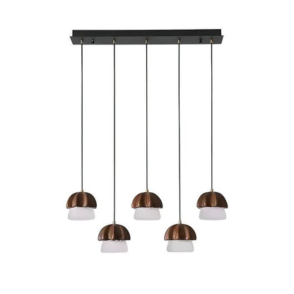 Elegant Mushroom Cluster Chandelier - Adjustable Height & Energy Effic