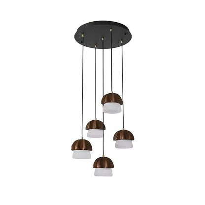 Elegant Mushroom Cluster Chandelier - Adjustable Height & Energy Effic