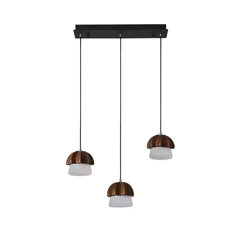 Elegant Mushroom Cluster Chandelier - Adjustable Height & Energy Effic