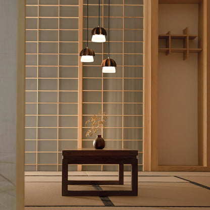 Elegant Mushroom Cluster Chandelier - Adjustable Height & Energy Effic