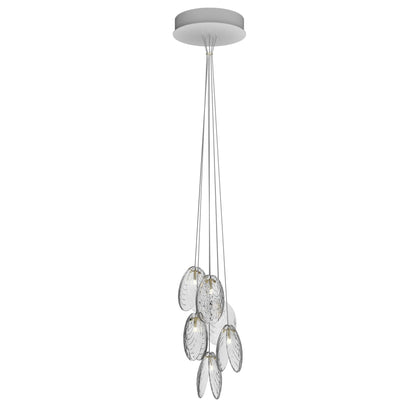 Mussels Cluster Chandelier - Elegant Design with Adjustable Height & W