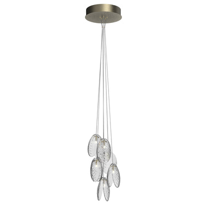 Mussels Cluster Chandelier - Elegant Design with Adjustable Height & W