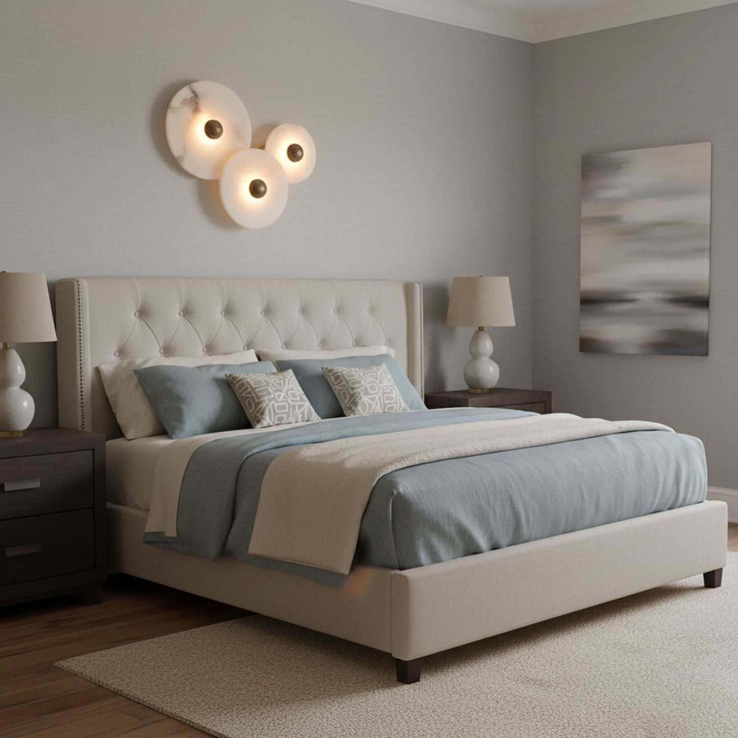 Nayra Alabaster Wall Lamp - Elegant Design with Adjustable Light Direc