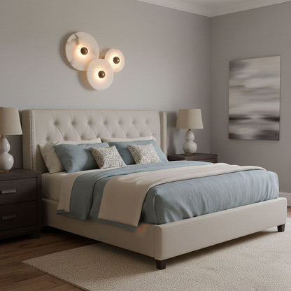 Nayra Alabaster Wall Lamp - Elegant Design with Adjustable Light Direc