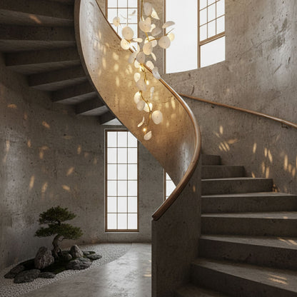 Nebula Petal Chandelier - Modern Design with Adjustable Brightness