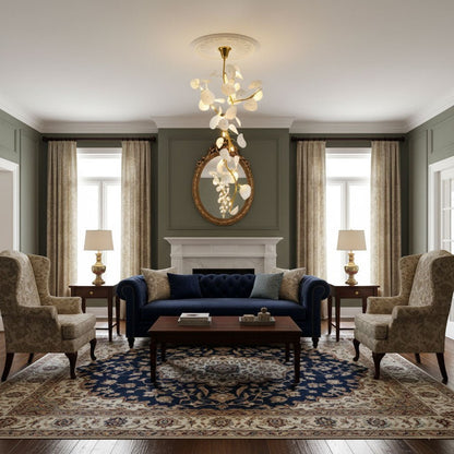 Nebula Petal Chandelier - Modern Design with Adjustable Brightness